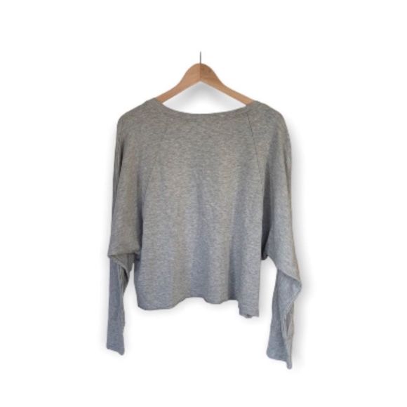 LA RELAXED Semi Cropped Crewneck Sweatshirt - Picture 2 of 4